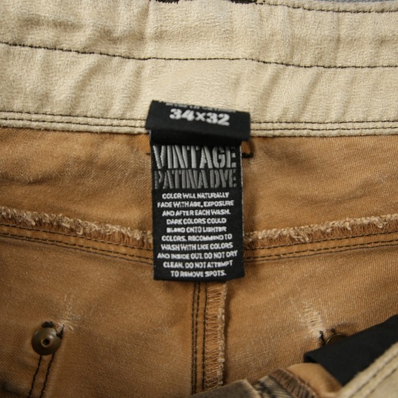 Kuhl Rydr Pants Mens 34x32 Vintage Patina Dye Brown Rugged Workwear 5016 - Picture 9 of 16